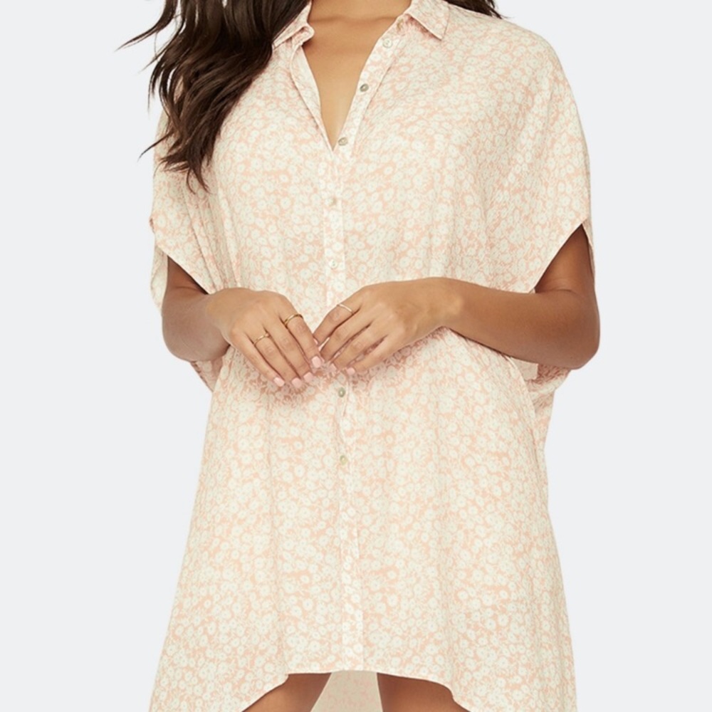 Lost + Wander pick me in the desert Cover Up M/L NEW nude white - Picture 2 of 8